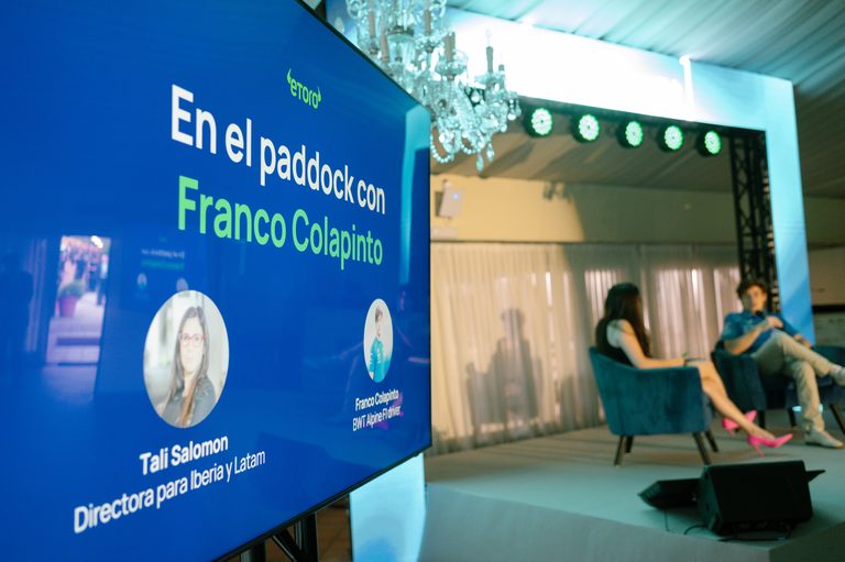 Charla «En el paddock con Franco Colapinto» durante la Gala Diamond 2026