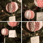 DIY Bolas de papel con deseo - bolas de navidad deseos kubalu
