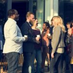 Espacios al aire libre para eventos de empresa en primavera 2 Espacios al aire libre para eventos de empresa en primavera - party people communication talking happiness conce 2025 02 10 09 24 35 utc